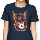 Fiery Red Dragon - Women's Apparel