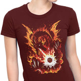 Fiery Red Dragon - Women's Apparel