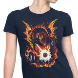 Fiery Red Dragon - Women's Apparel