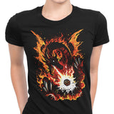 Fiery Red Dragon - Women's Apparel