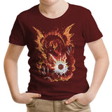 Fiery Red Dragon - Youth Apparel
