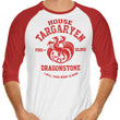 Fire and Blood - 3/4 Sleeve Raglan T-Shirt