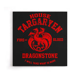 Fire and Blood - Canvas Print