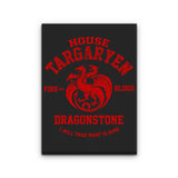 Fire and Blood - Canvas Print