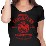 Fire and Blood - Women's V-Neck