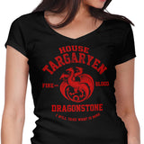 Fire and Blood - Women's V-Neck