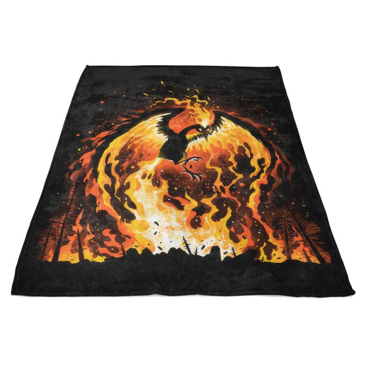 Fire Bird - Fleece Blanket