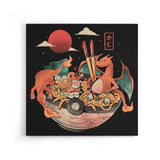 Fire Bowl - Canvas Print