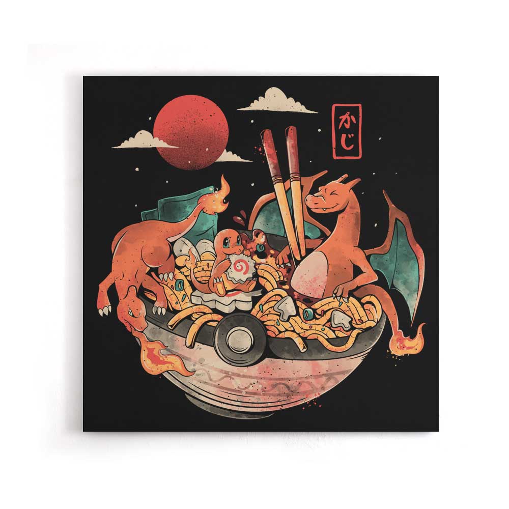 Fire Bowl - Canvas Print