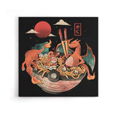 Fire Bowl - Canvas Print