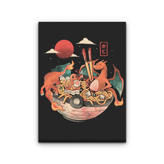 Fire Bowl - Canvas Print