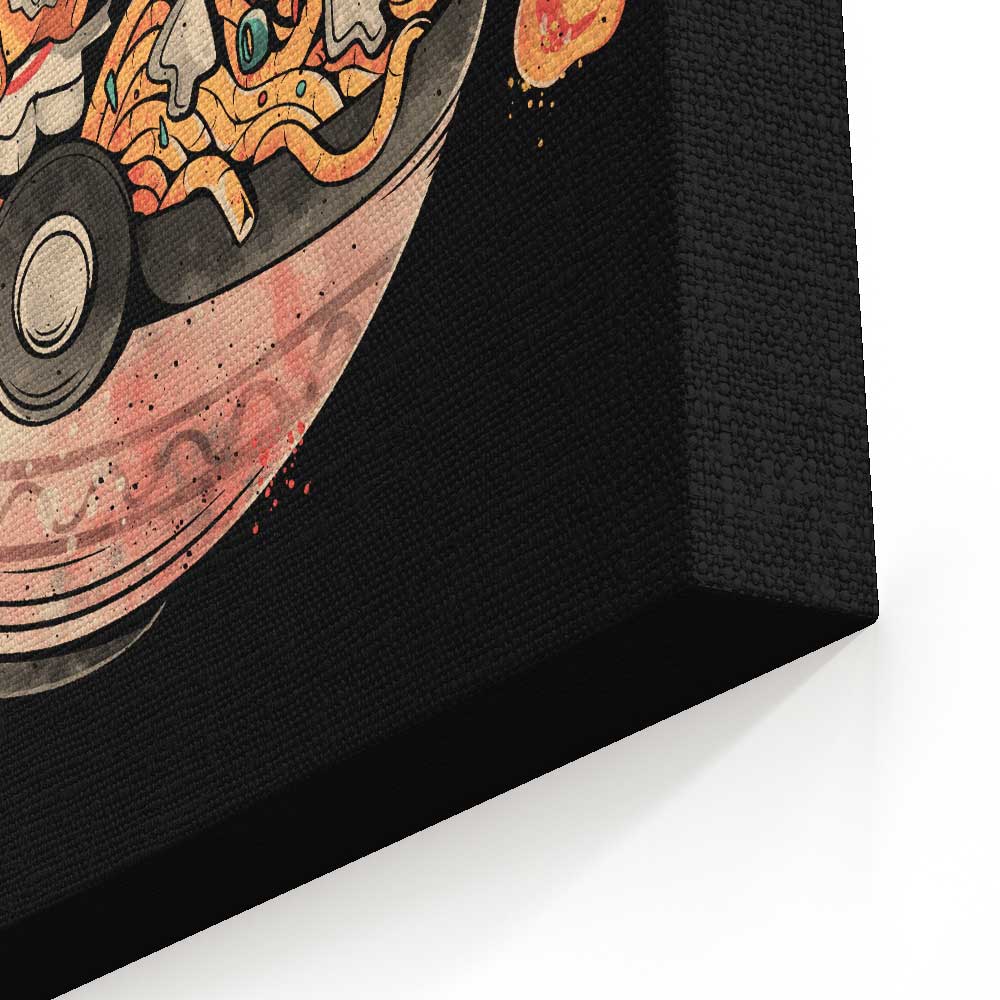 Fire Bowl - Canvas Print