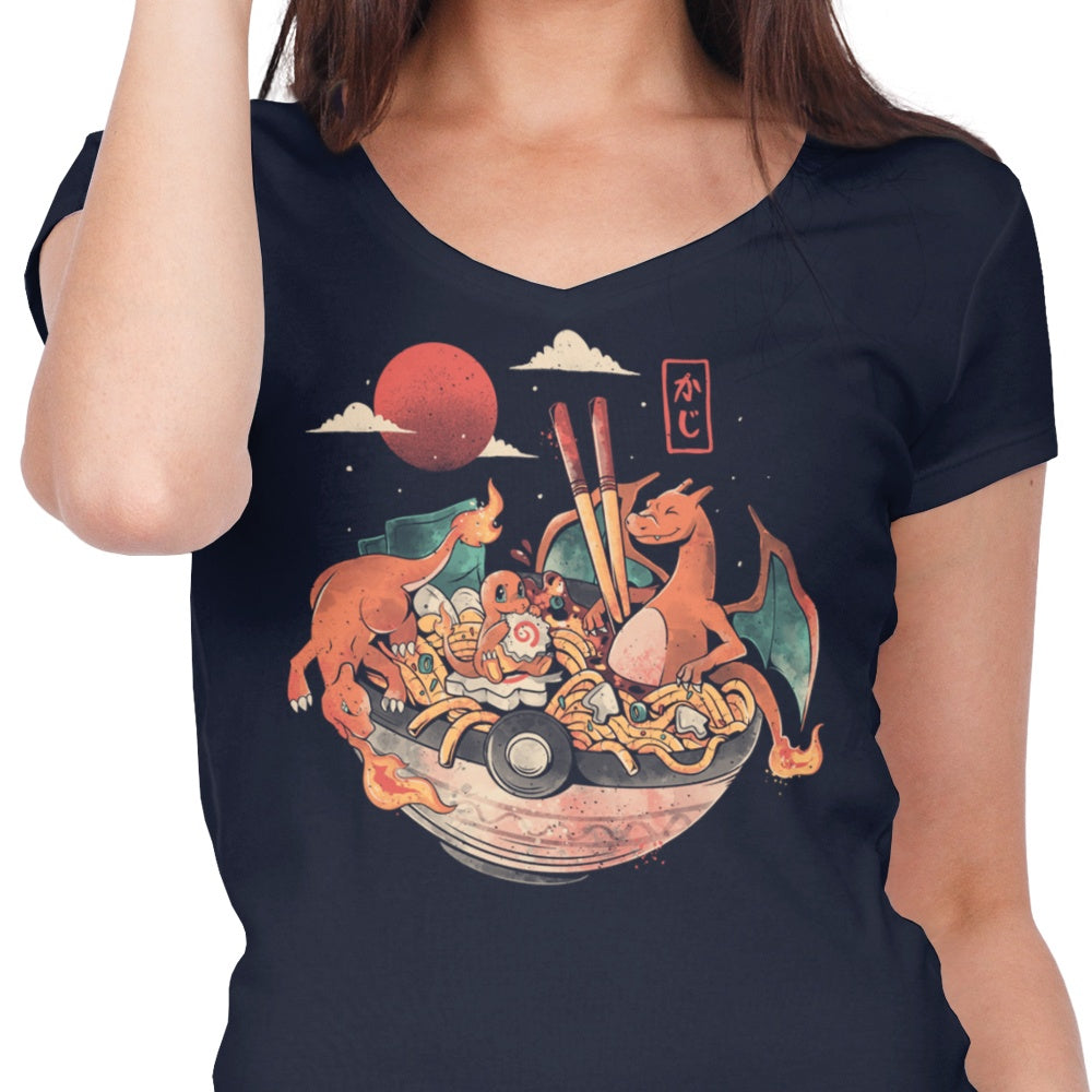 Fire Bowl - Women's V-Neck