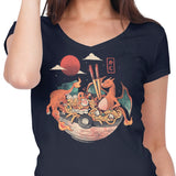 Fire Bowl - Women's V-Neck