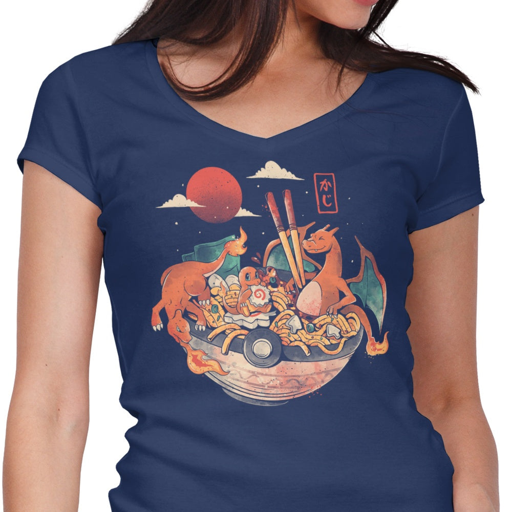 Fire Bowl - Women's V-Neck