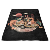 Fire Bowl - Fleece Blanket