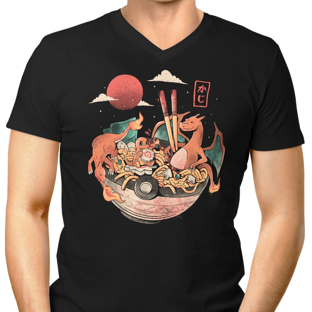 Fire Bowl - Men's V-Neck