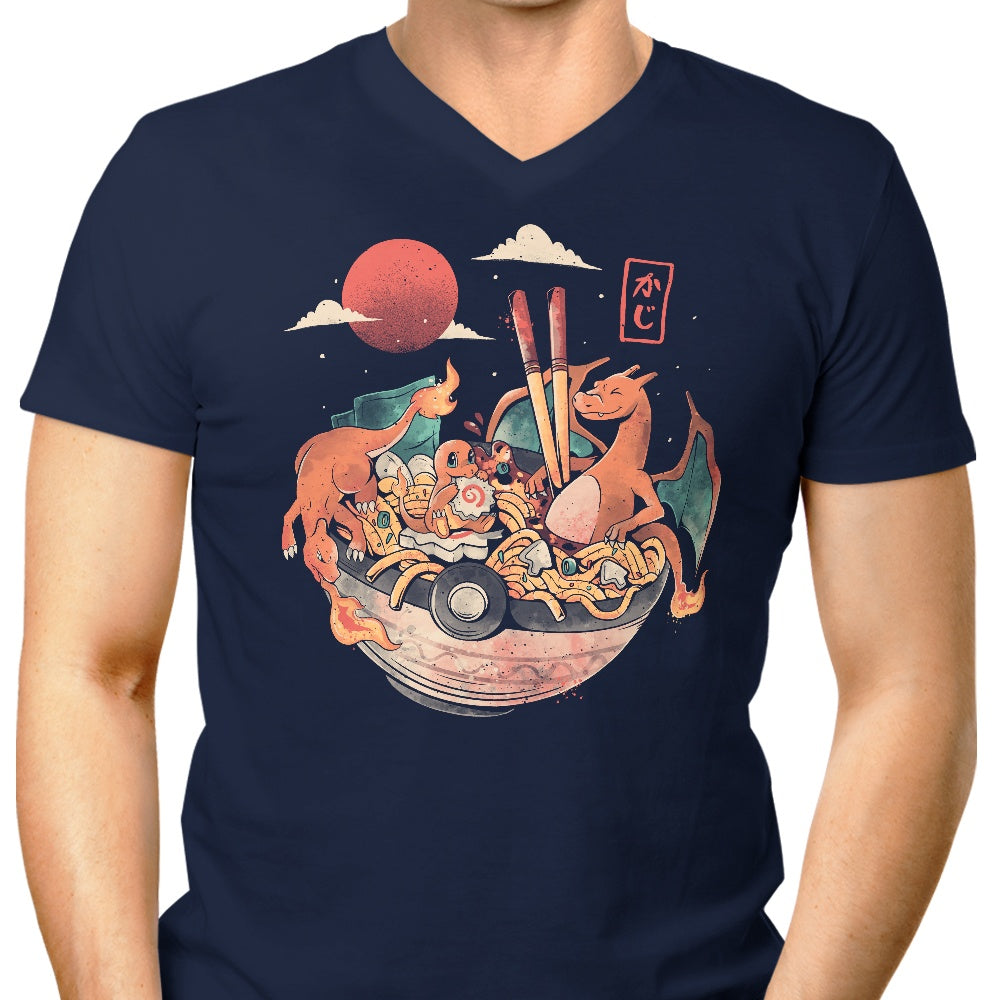 Fire Bowl - Men's V-Neck