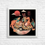 Fire Bowl - Posters & Prints