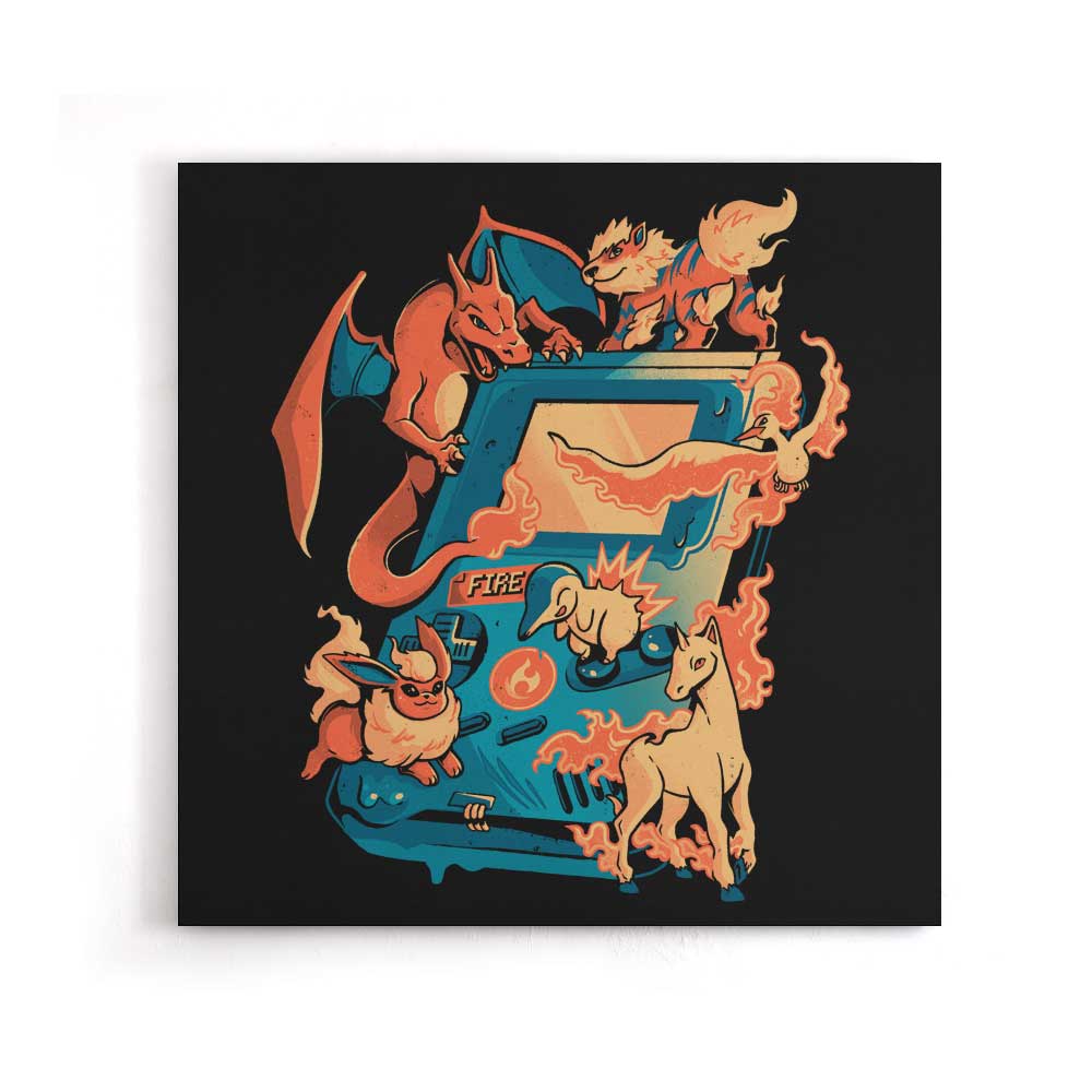 Fire Game - Canvas Print