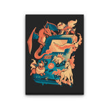 Fire Game - Canvas Print