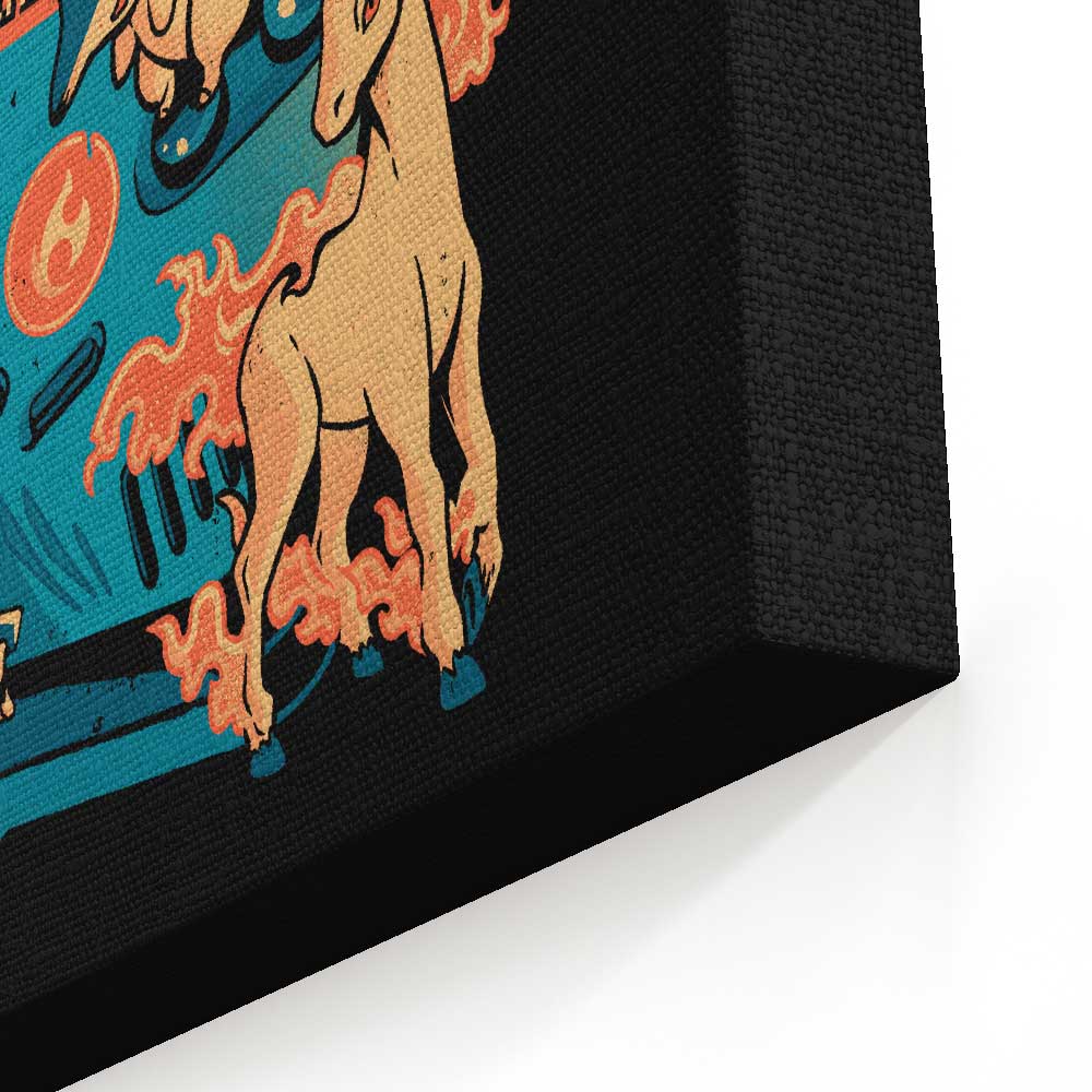 Fire Game - Canvas Print