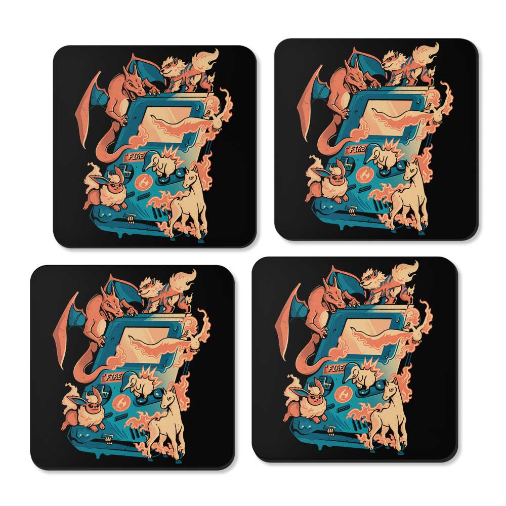 Fire Game - Coasters