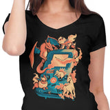 Fire Game - Women's V-Neck