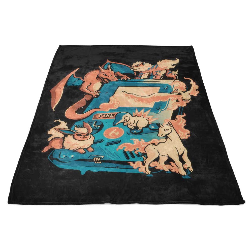 Fire Game - Fleece Blanket