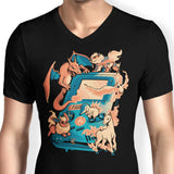 Fire Game - Men's V-Neck