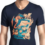Fire Game - Men's V-Neck