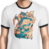 Fire Game - Ringer T-Shirt