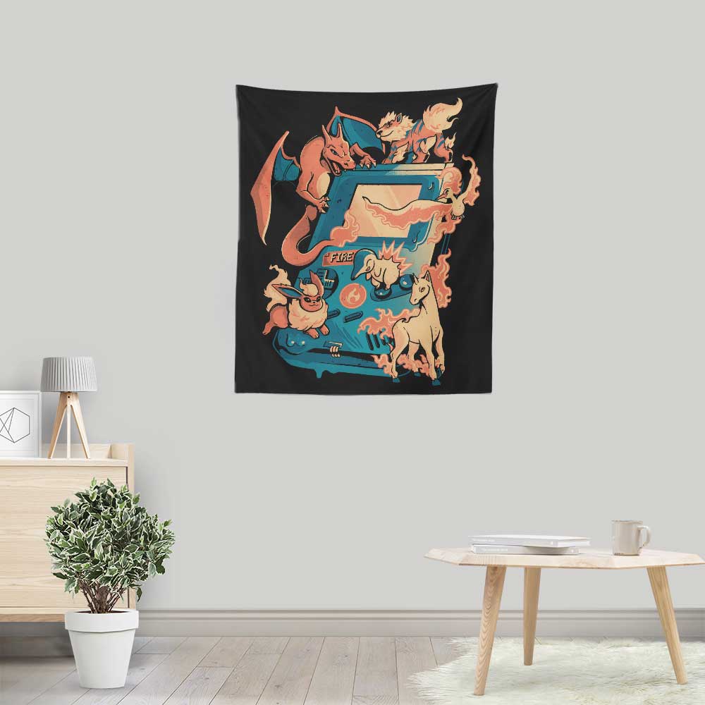 Fire Game - Wall Tapestry