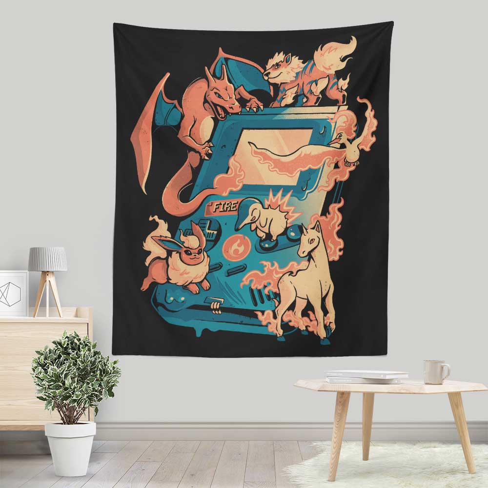 Fire Game - Wall Tapestry