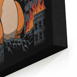 Fire Kaiju - Canvas Print