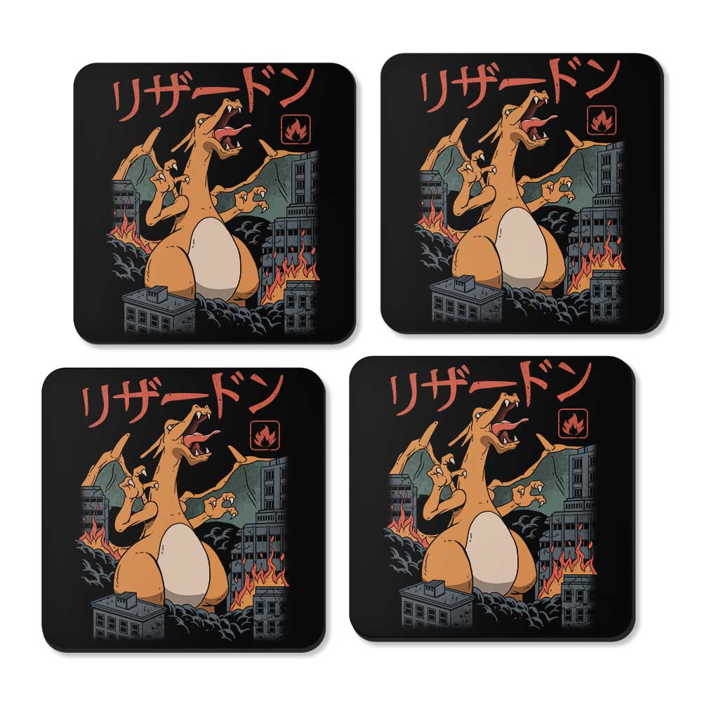 Fire Kaiju - Coasters