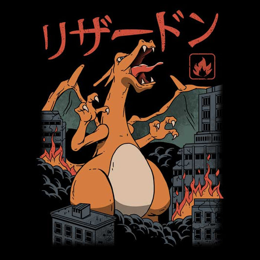 Fire Kaiju - Fleece Blanket