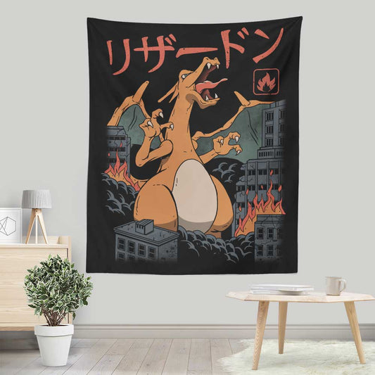 Fire Kaiju - Wall Tapestry