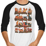 Fire Shelf - 3/4 Sleeve Raglan T-Shirt