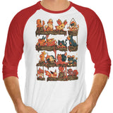 Fire Shelf - 3/4 Sleeve Raglan T-Shirt