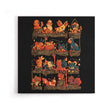 Fire Shelf - Canvas Print