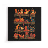 Fire Shelf - Canvas Print