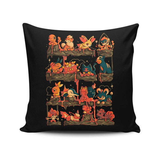 Fire Shelf - Throw Pillow