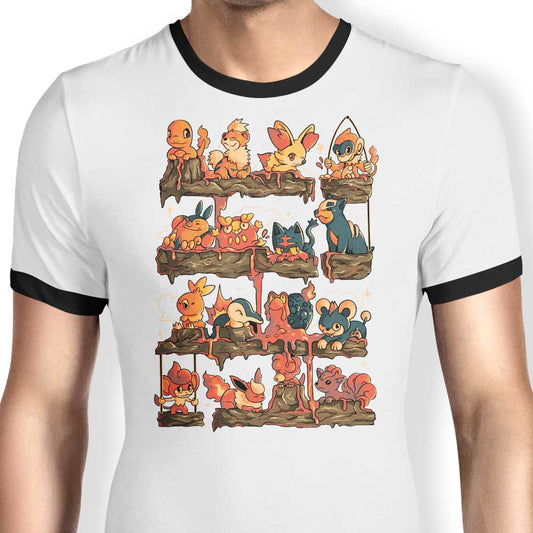 Fire Shelf - Ringer T-Shirt