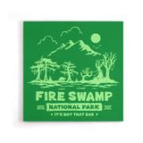 Fire Swamp National Park - Canvas Print