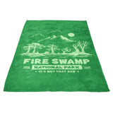 Fire Swamp National Park - Fleece Blanket