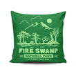 Fire Swamp National Park - Throw Pillow