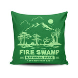 Fire Swamp National Park - Throw Pillow