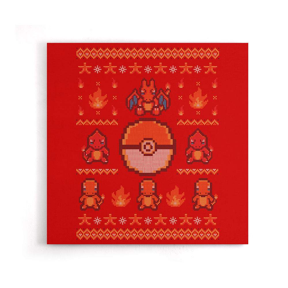 Fire Trainer Sweater - Canvas Print