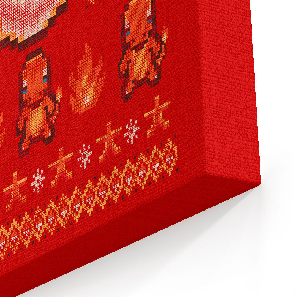 Fire Trainer Sweater - Canvas Print